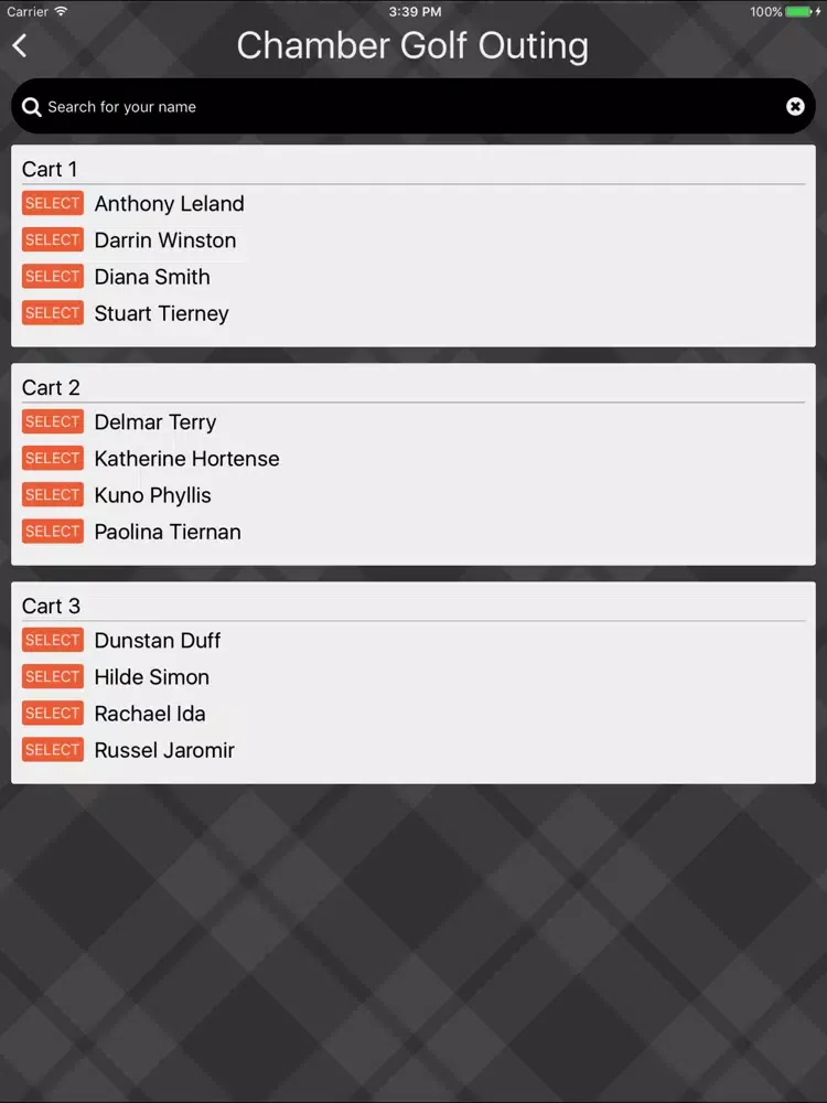 Tangkapan layar Scramble QR iPad 
