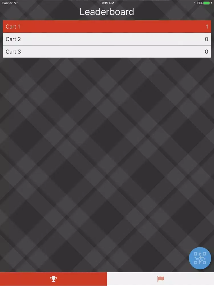 Tangkapan layar Scramble QR iPad 