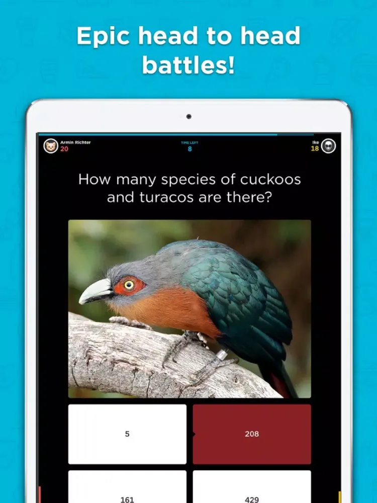ภาพหน้าจอของ QuizUp® iPad 