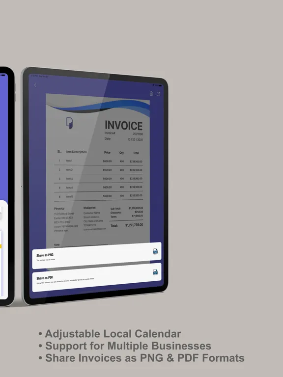 Скриншоты Invoice Maker by Pinvoice iPad 