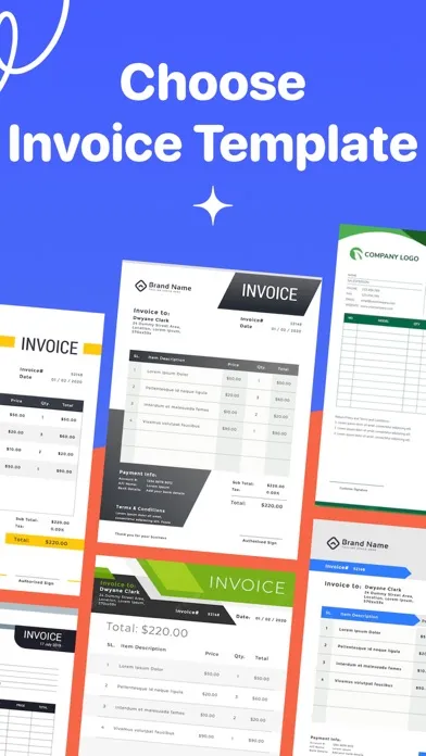 Скриншоты Invoice Maker by Pinvoice