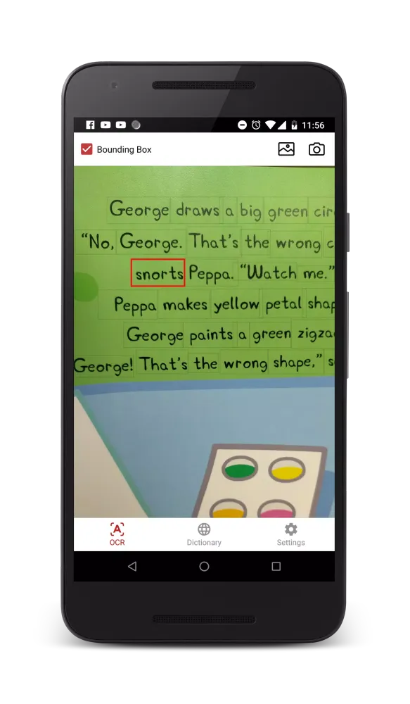 OCR English Dictionary Screenshots