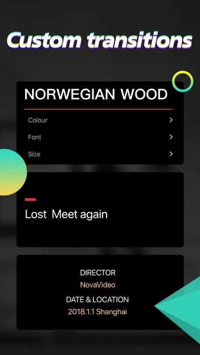 NovaVideo-video editor&maker Screenshots