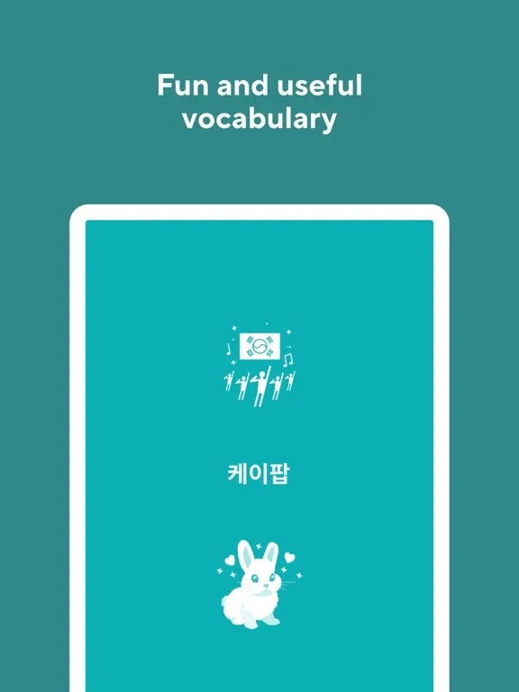 Korean language learning games iPad  Screenshots
