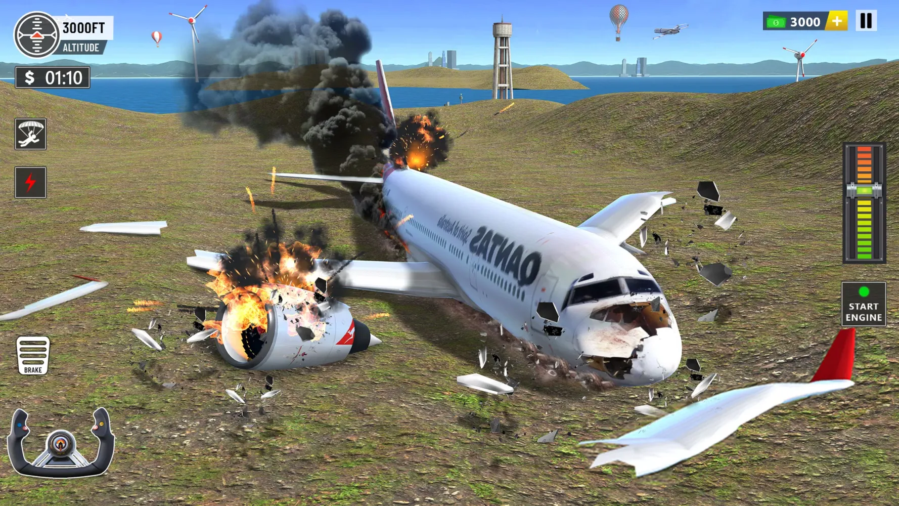 Plane Flight - Crash Simulator Screenshots