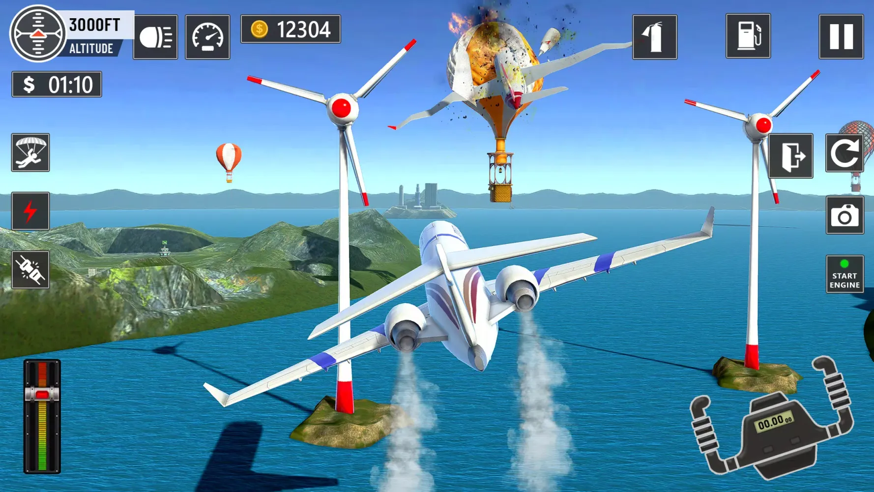 Plane Flight - Crash Simulator Screenshots