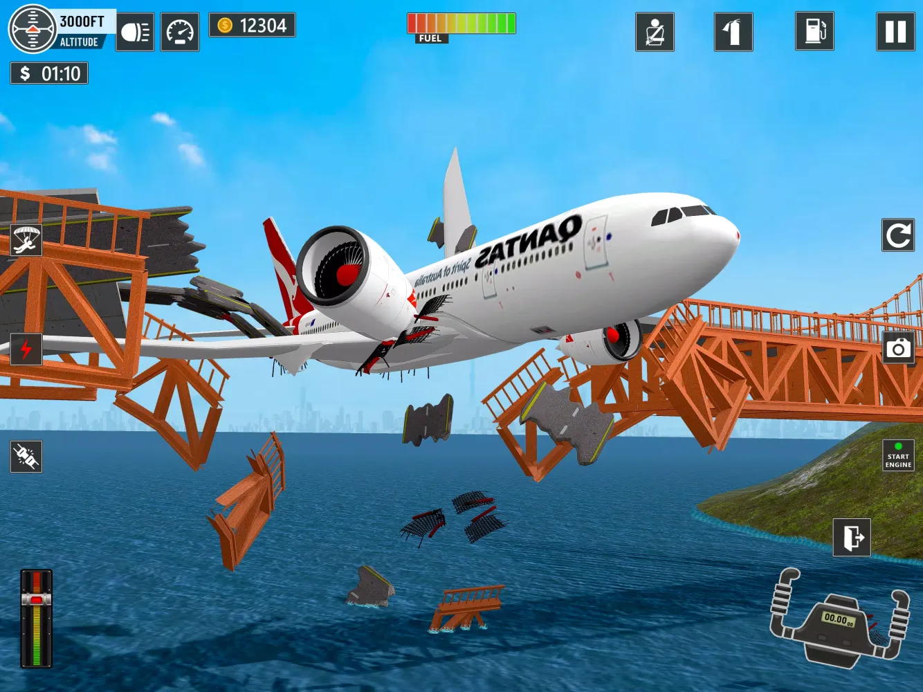 Plane Flight - Crash Simulator Screenshots
