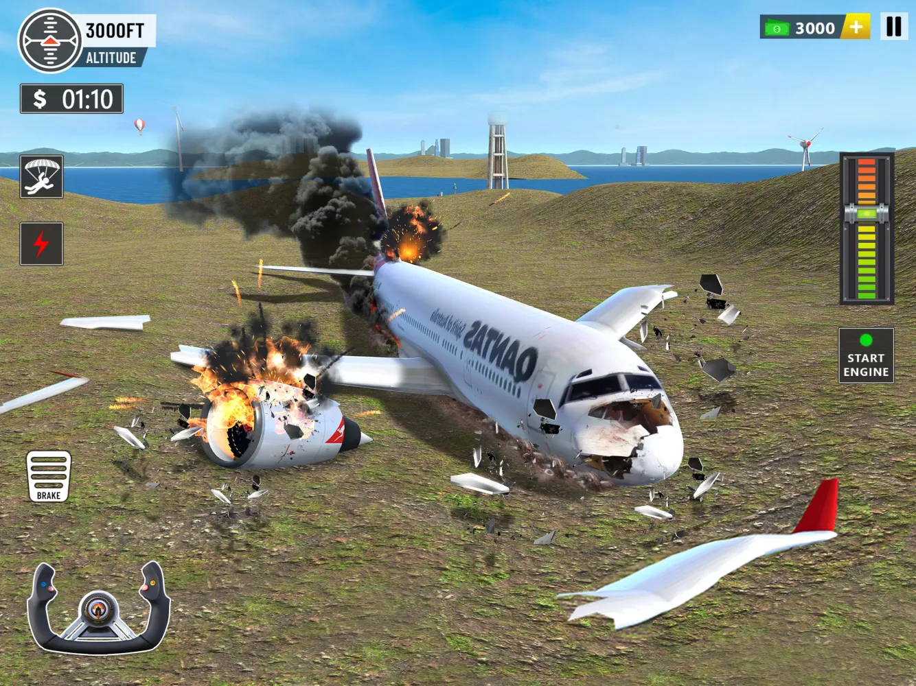 Plane Flight - Crash Simulator Screenshots