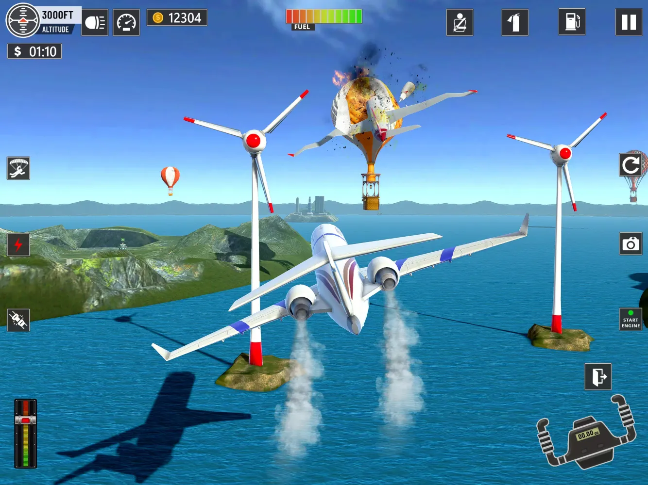 Plane Flight - Crash Simulator Screenshots