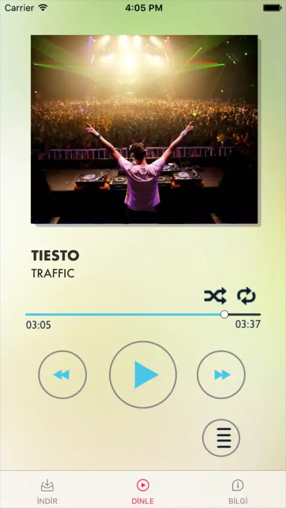 Tangkapan layar Mp3 Dinle
