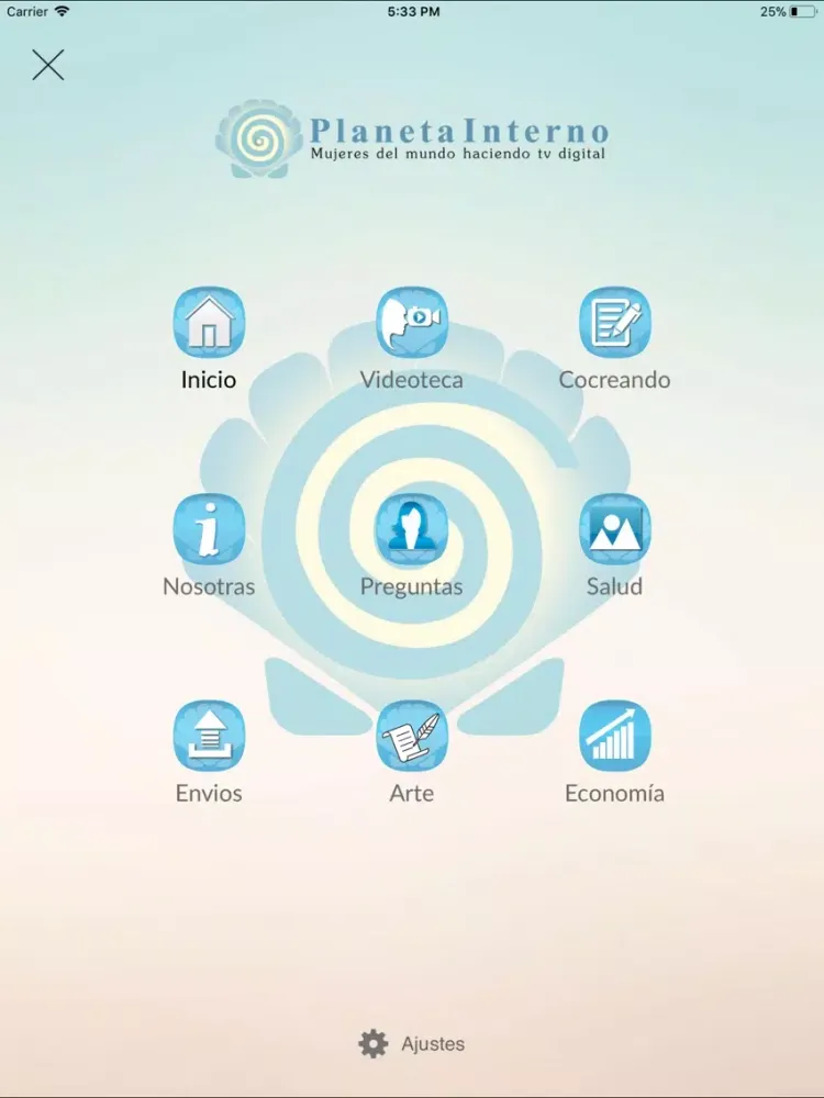Zrzuty ekranu Planeta Interno iPad 
