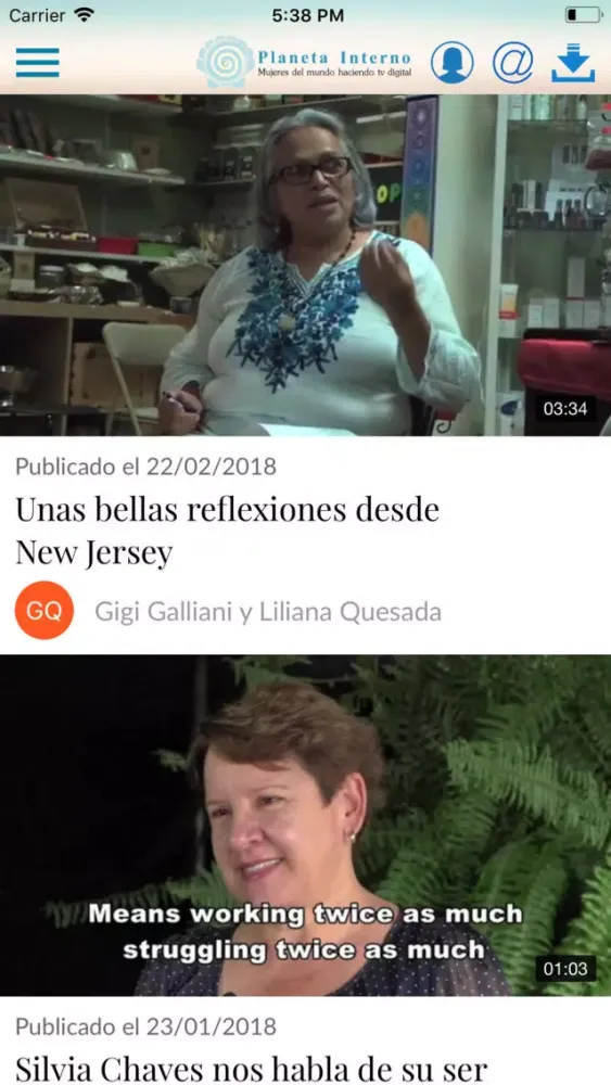 Zrzuty ekranu Planeta Interno