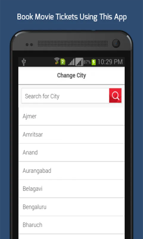 Movie Ticket Booking Screenshots