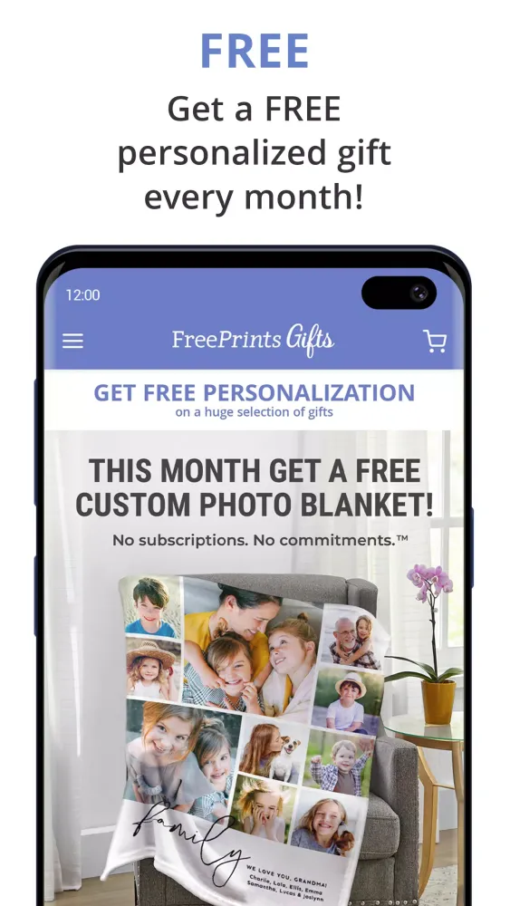 Capturas de pantalla de FreePrints Gifts
