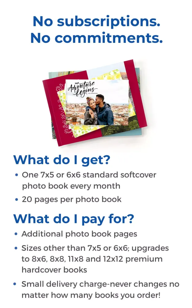 Capturas de pantalla de FreePrints Photobooks