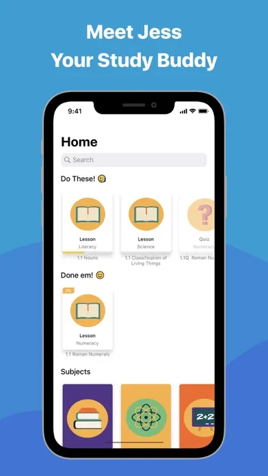 Jess - Education Chatbot سکرین شاٹس