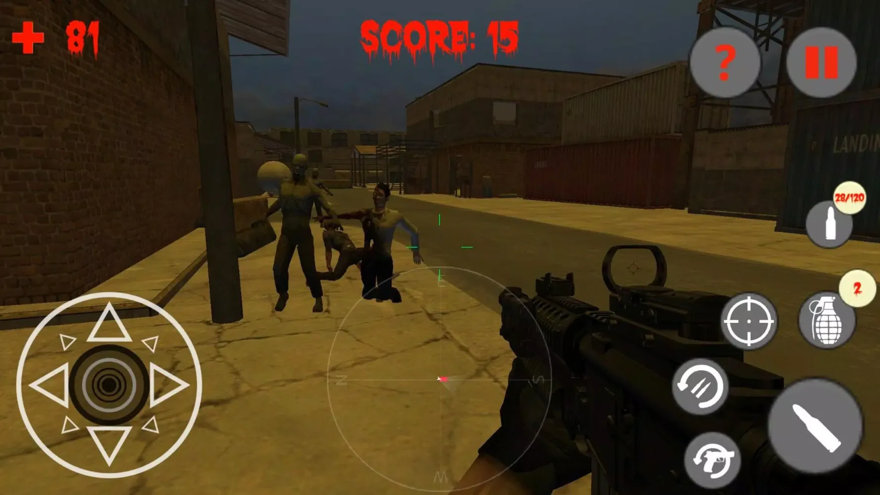City Destroyed Zombies Shootin سکرین شاٹس