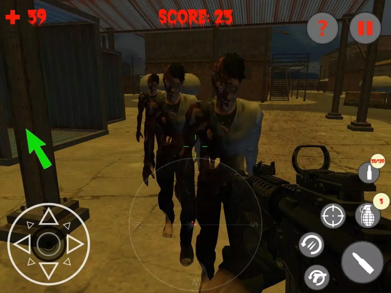 City Destroyed Zombies Shootin سکرین شاٹس