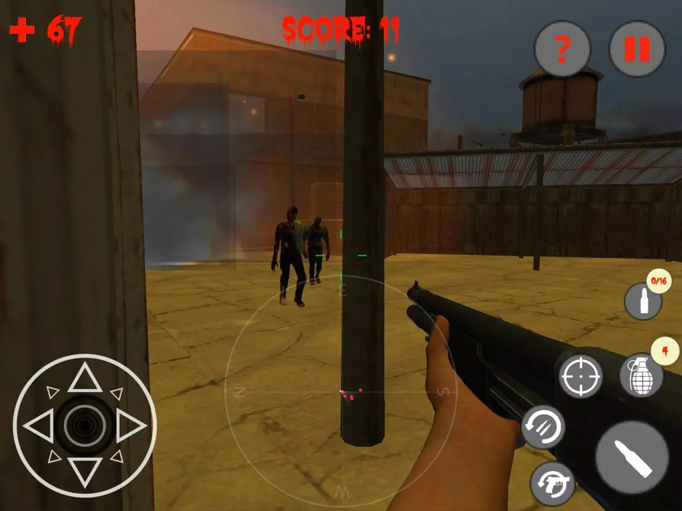 City Destroyed Zombies Shootin سکرین شاٹس