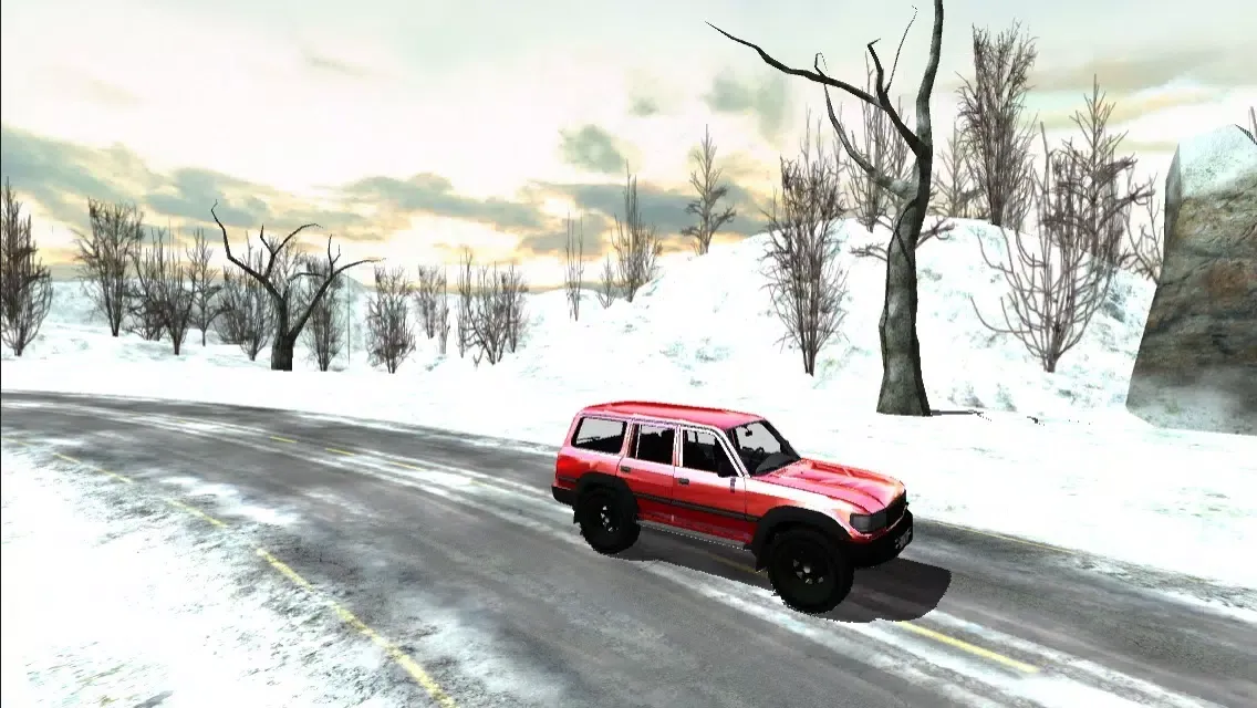 Car Race Winter Ekran Görüntüleri