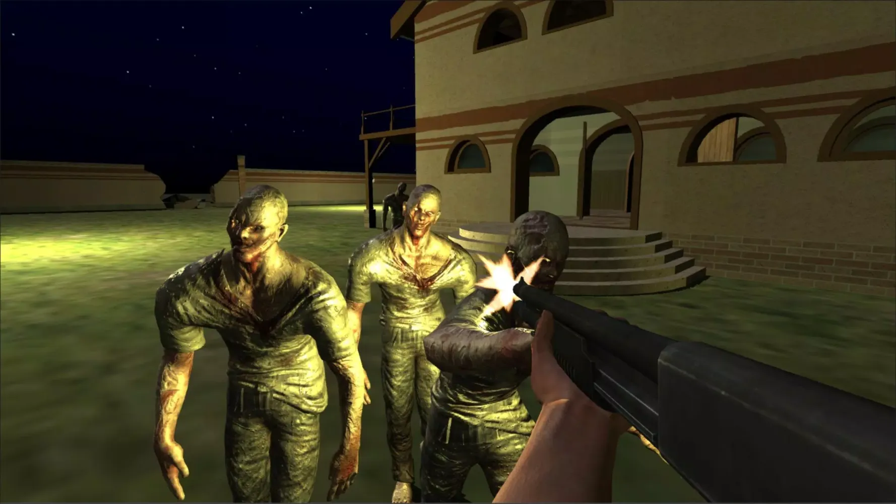Tangkapan layar Shooting Zombies 3D Game