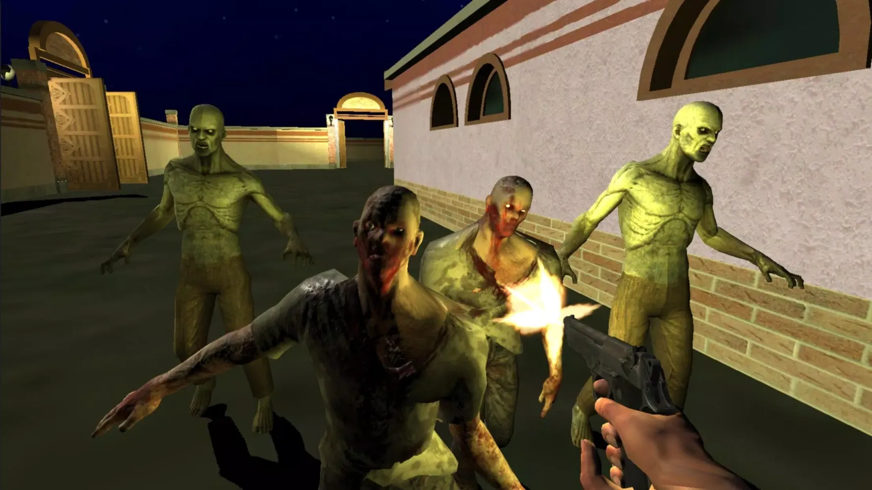 Tangkapan layar Shooting Zombies 3D Game