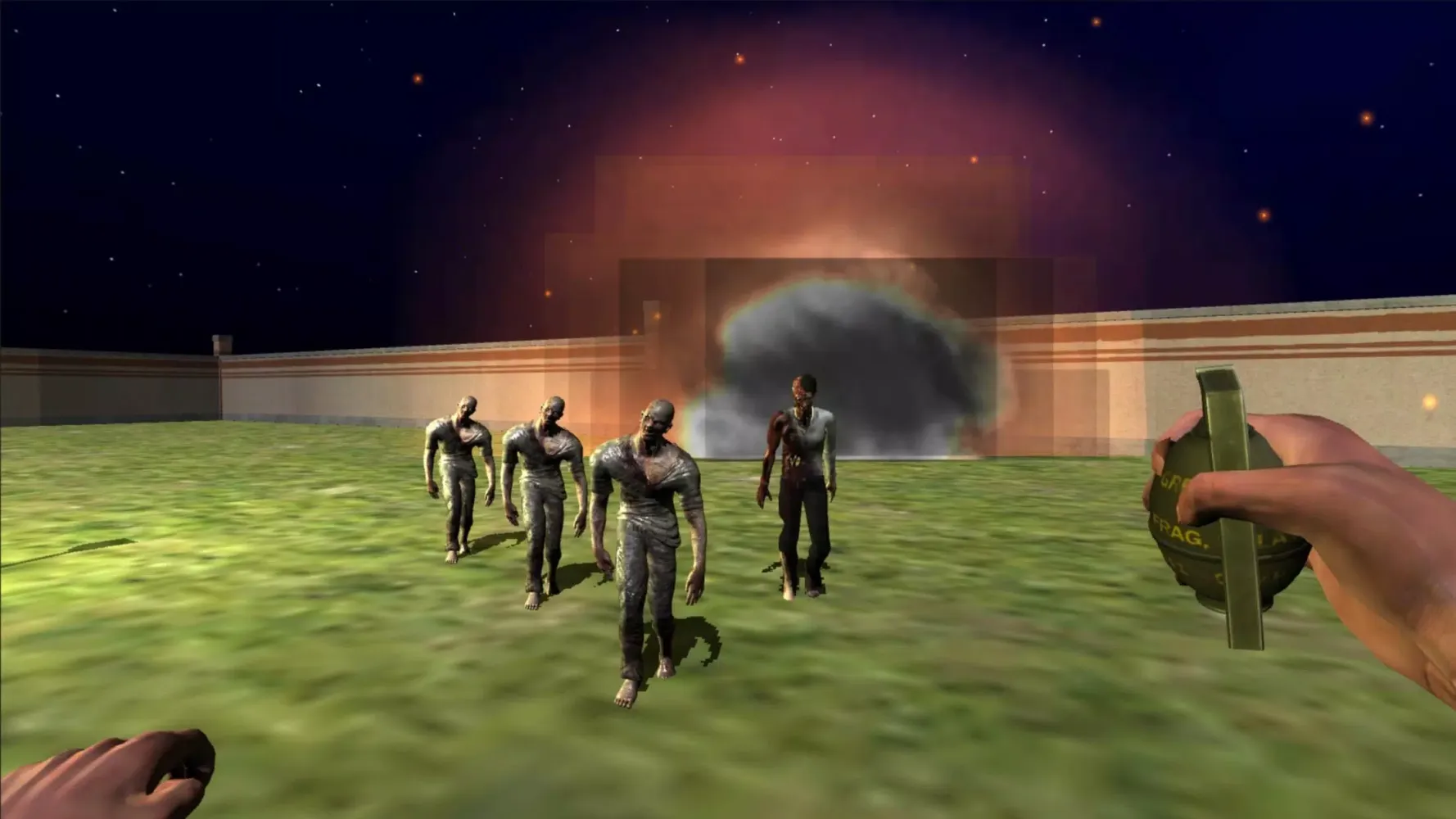 Tangkapan layar Shooting Zombies 3D Game