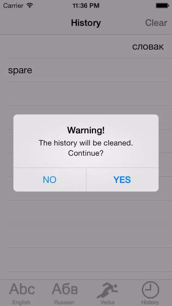 English-Russian/Russian-English Lite应用截图