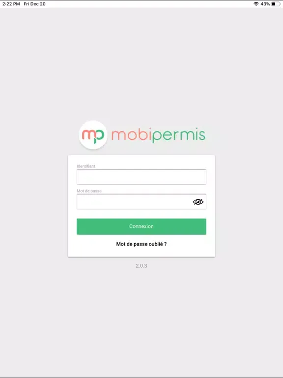 Mobipermis iPad  Screenshots