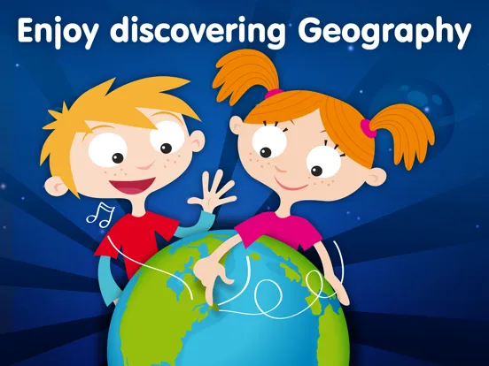 Ảnh chụp màn hình của Planet Geo - Fun Games of World Geography for Kids iPad 