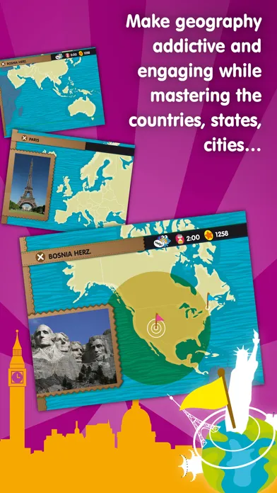 Ảnh chụp màn hình của Planet Geo - Fun Games of World Geography for Kids