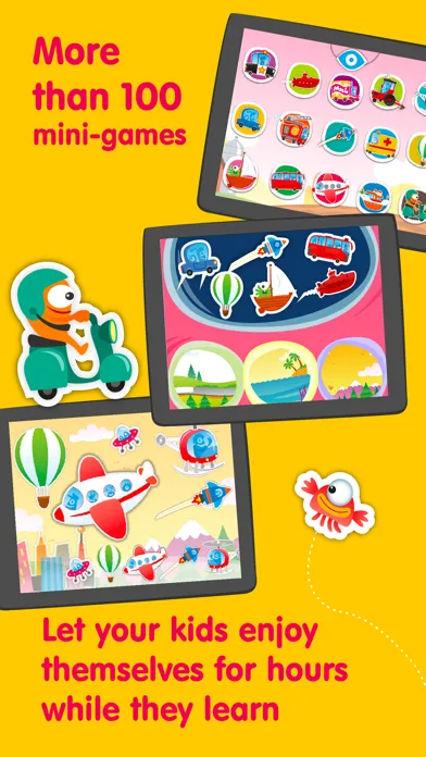 Planet Go - Train & Car Games for kids & toddlers سکرین شاٹس