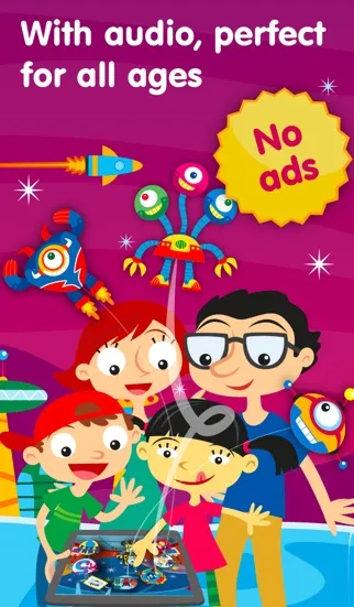 Robots & Numbers - games to learn numbers and practice counting, sums & basic maths for kids and toddlers (Premium) Screenshots
