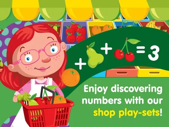 Shop & Math - Games for Toddlers to Learn Counting iPad  স্ক্রিনশট