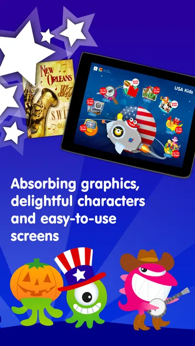USA for Kids - Games & Fun with the U.S. Geography应用截图