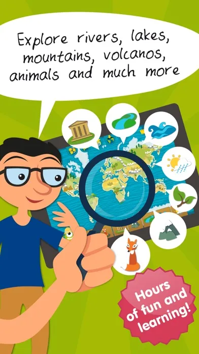 Captures d'écran de Kids World Atlas