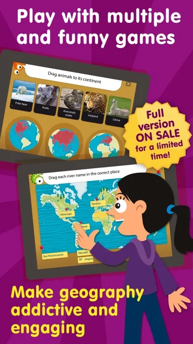 Captures d'écran de Kids World Atlas