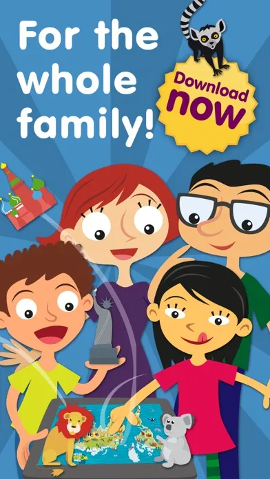 Captures d'écran de Kids World Atlas