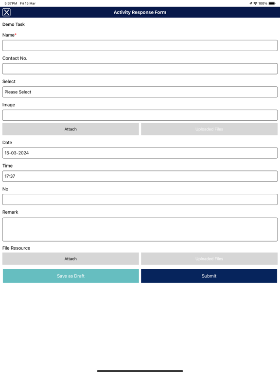 Tangkapan skrin UnitXPro Lite iPad 