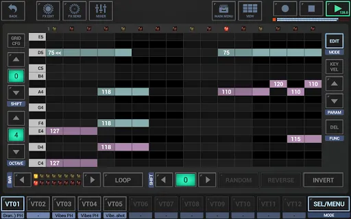 Tangkapan layar G-Stomper Studio