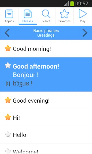 Capturas de pantalla de Phrasebook PRO (16 languages)