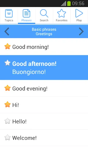 Capturas de pantalla de Phrasebook PRO (16 languages)