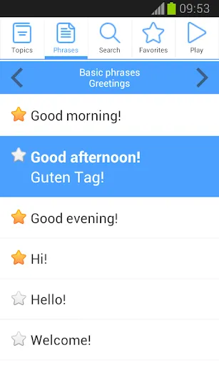 Phrasebook PRO Lite Screenshots
