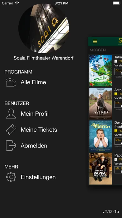 Tangkapan layar Scala Filmtheater Warendorf