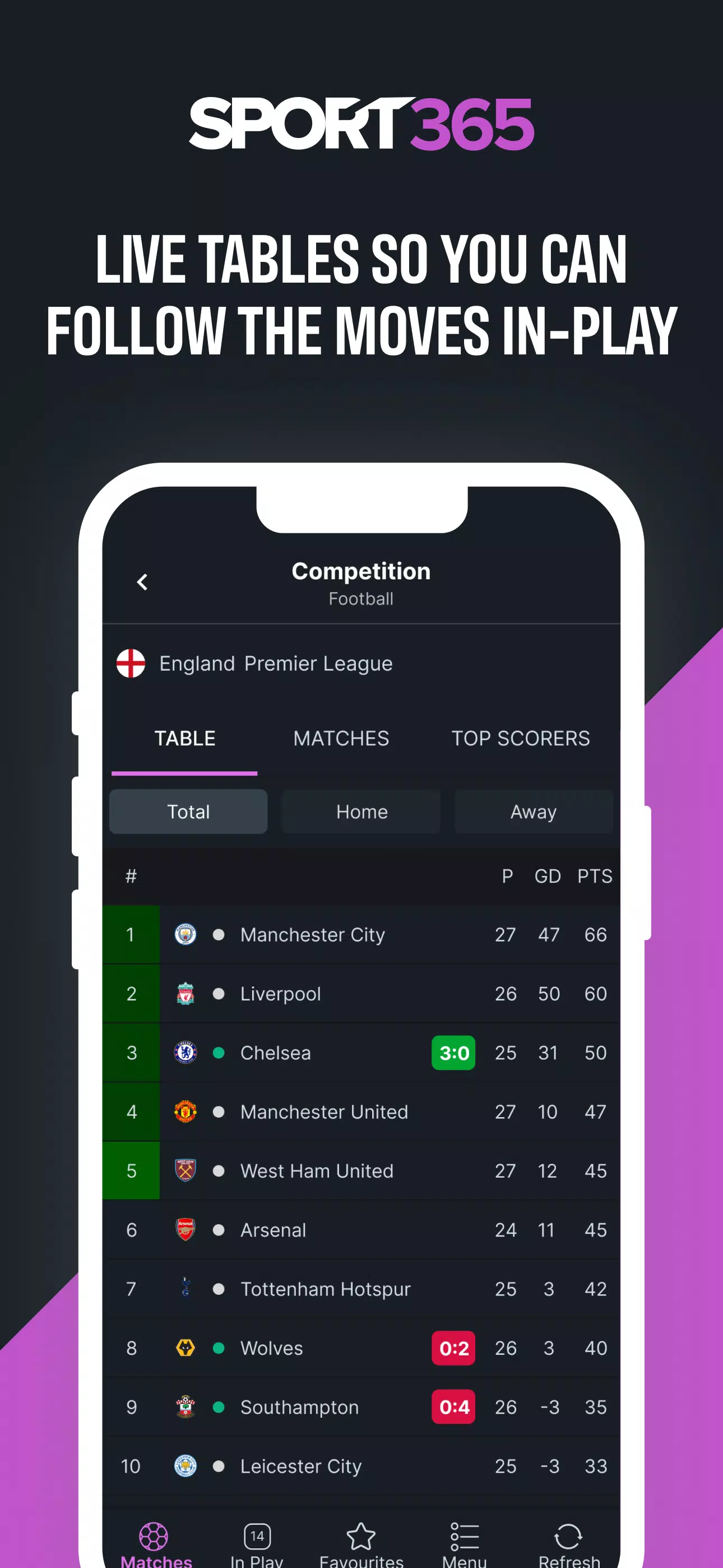 Sport365 Screenshots