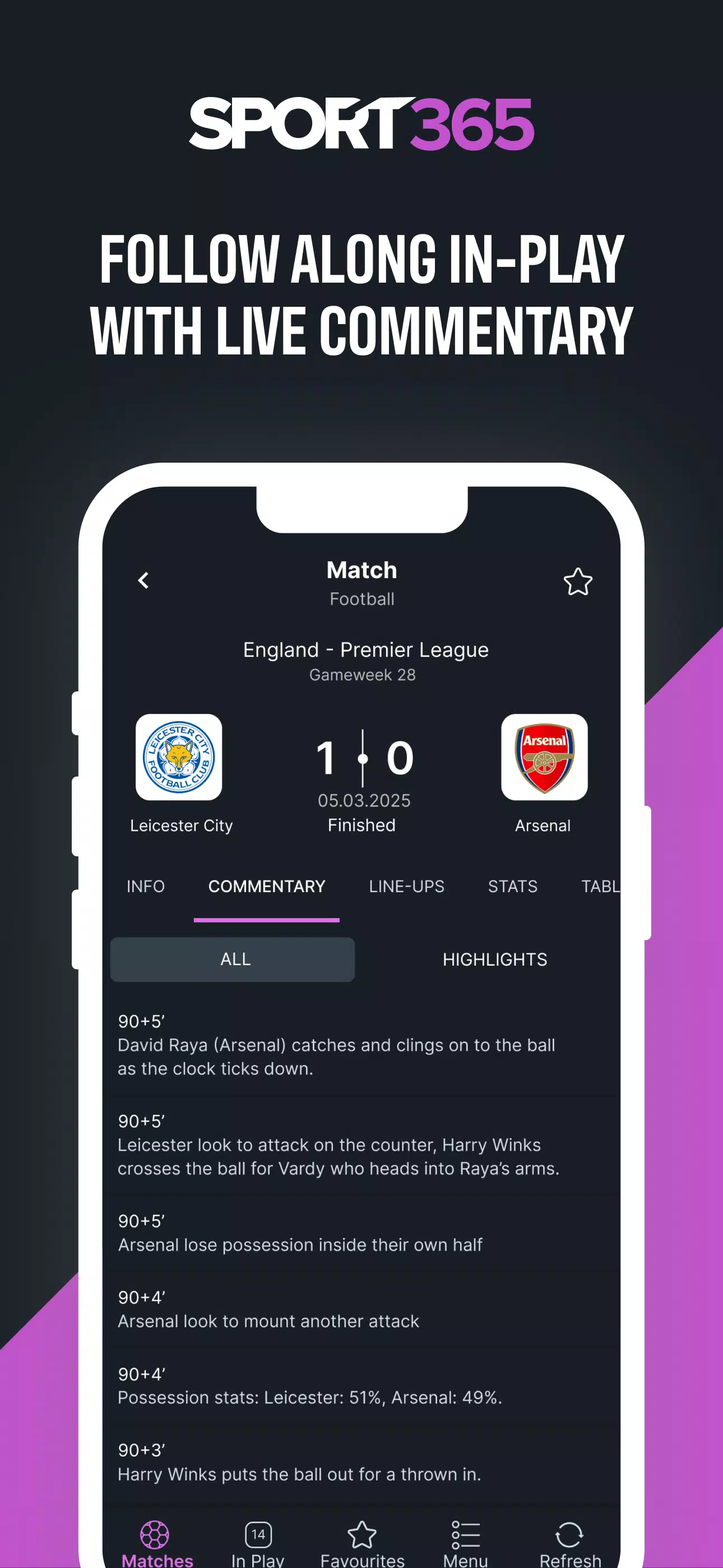 Sport365 Screenshots