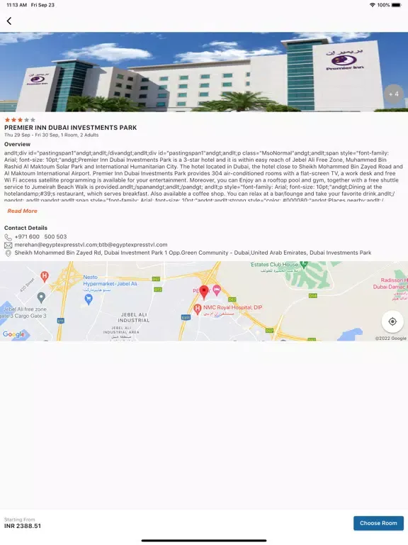 Capturas de tela do Planet Travel Network iPad 