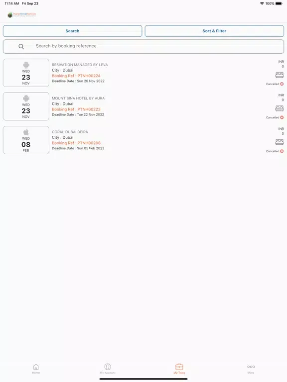 Capturas de tela do Planet Travel Network iPad 