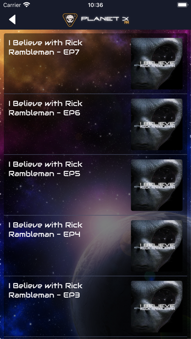 planet X fm Screenshots