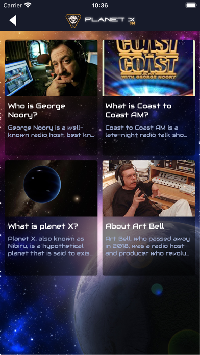 planet X fm Screenshots